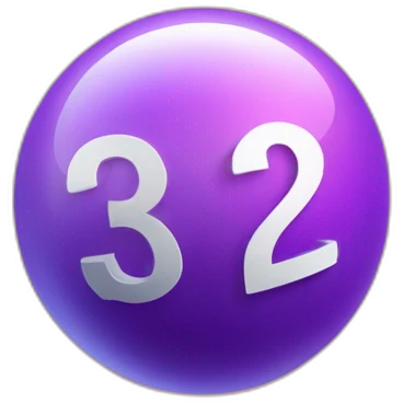 An image with a purple and lilac gradient background, featuring the title "Bolão da Rebarba 2023" utf8code in a 3D style. It includes lottery draw balls and a four-leaf clover. emoji