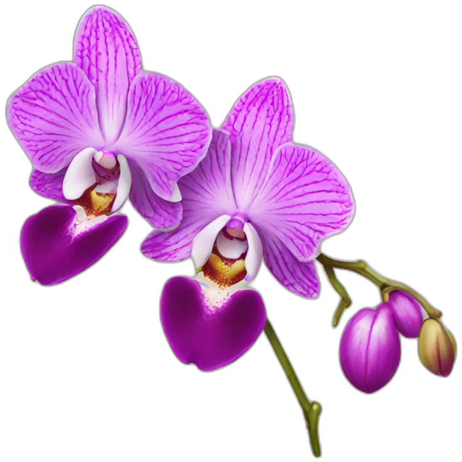 orchid emoji