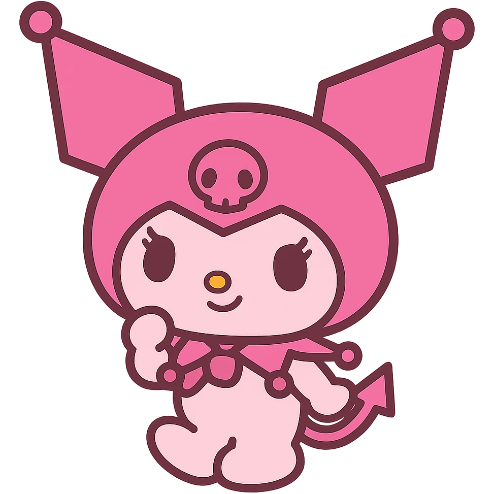 pink Kuromi emoji