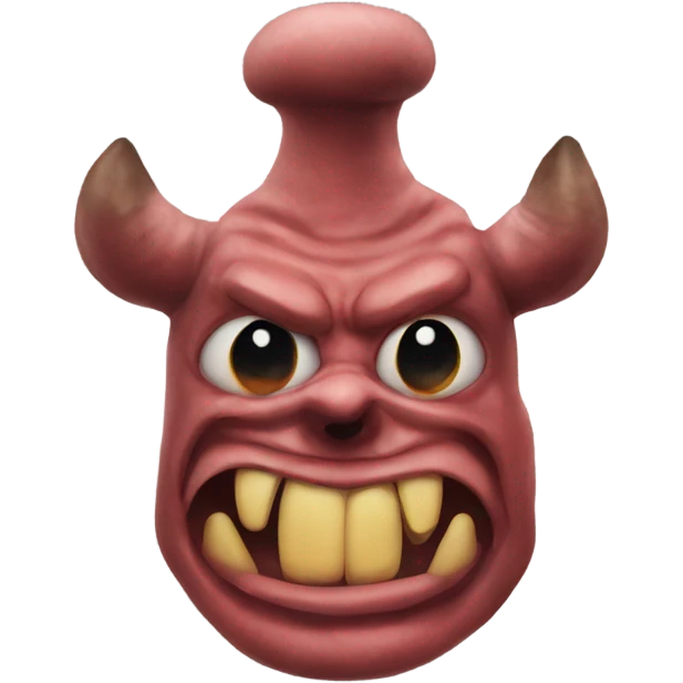 Evil meat man emoji