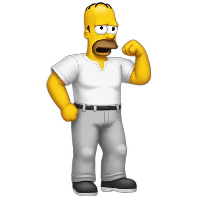 Homer au foot emoji
