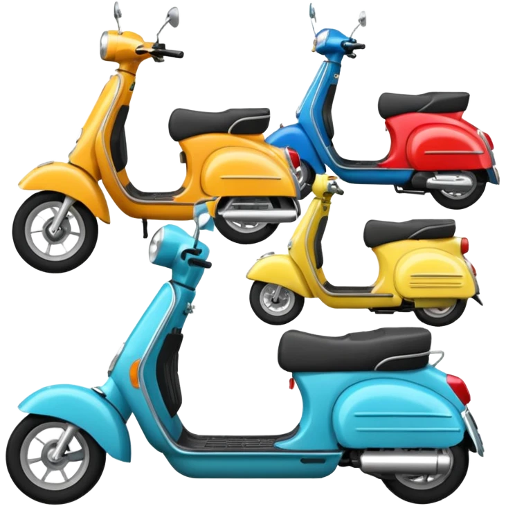 Many Scooters emoji