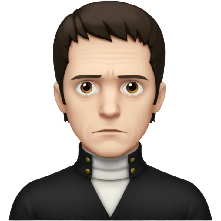 dr victor frankenstein white turtleneck  emoji
