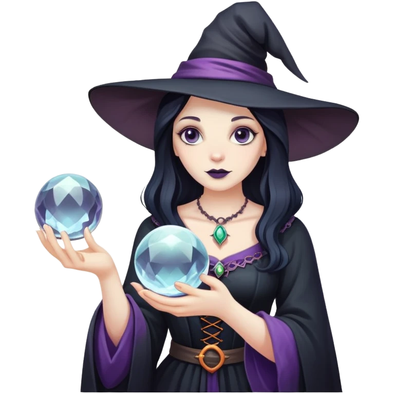 witch with a crystal ball emoji