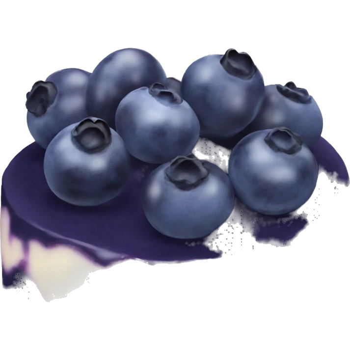 Blueberry Cheesecake  emoji