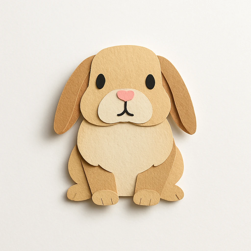 holland lop lop-eared bunny emoji