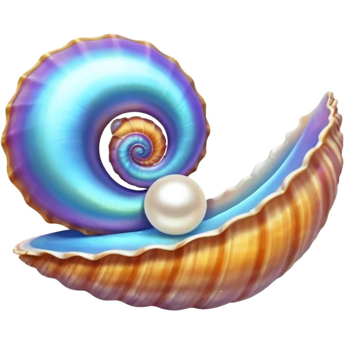 OpenSea shell with pearl emoji