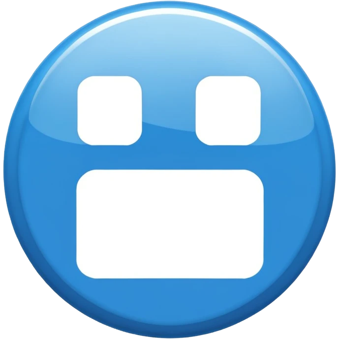 Blue roblox verified button emoji
