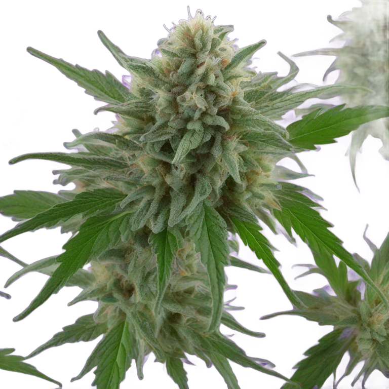 Purple marijuana emoji