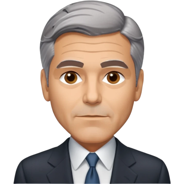 George clooney sighing emoji