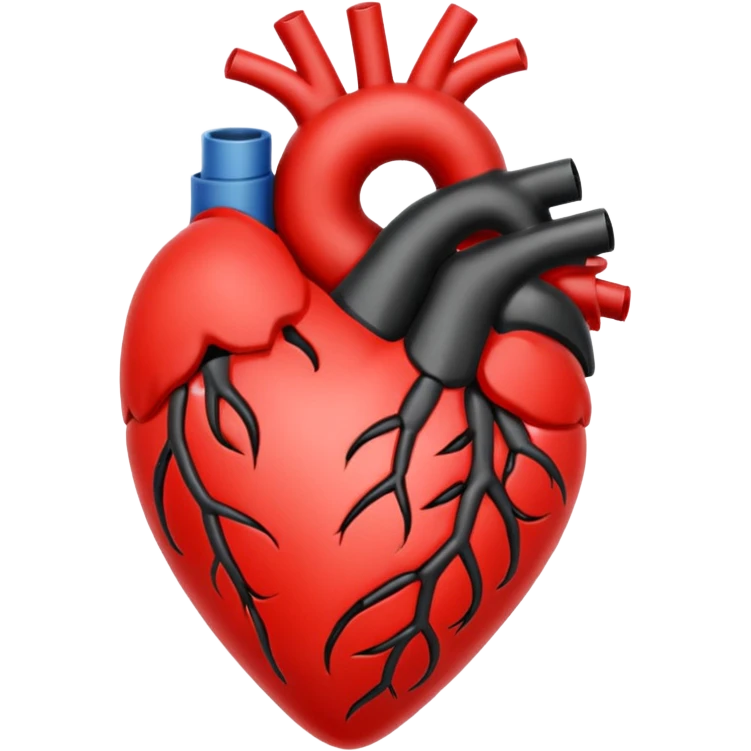 heart with black stitches emoji