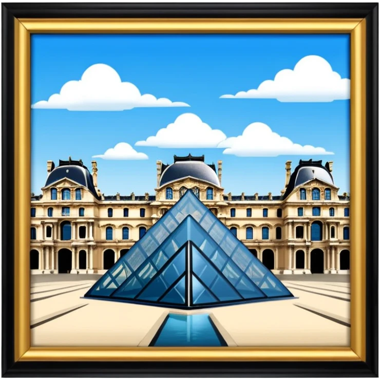 The louvre museum  emoji