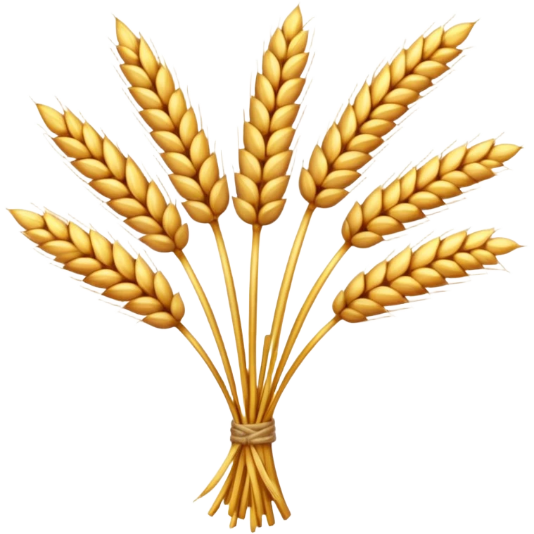 An emoji of a bundle of wheat stalks from ancient Mesopotamia. emoji