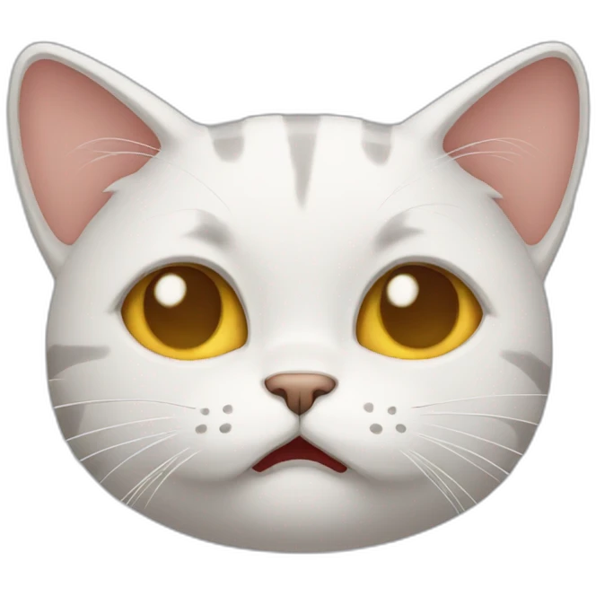 Cat crying emoji