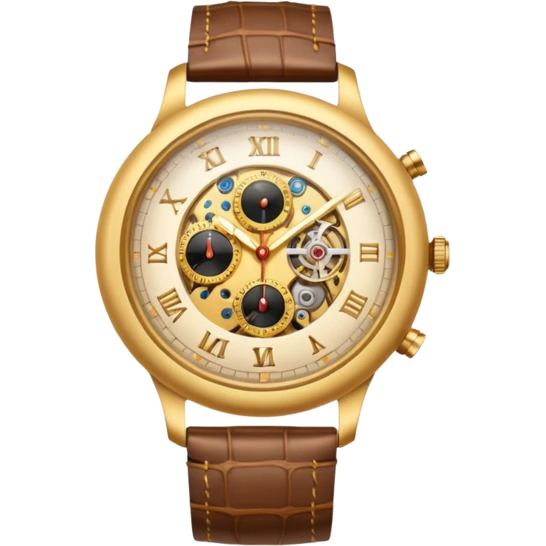 A hand with a watch emoji