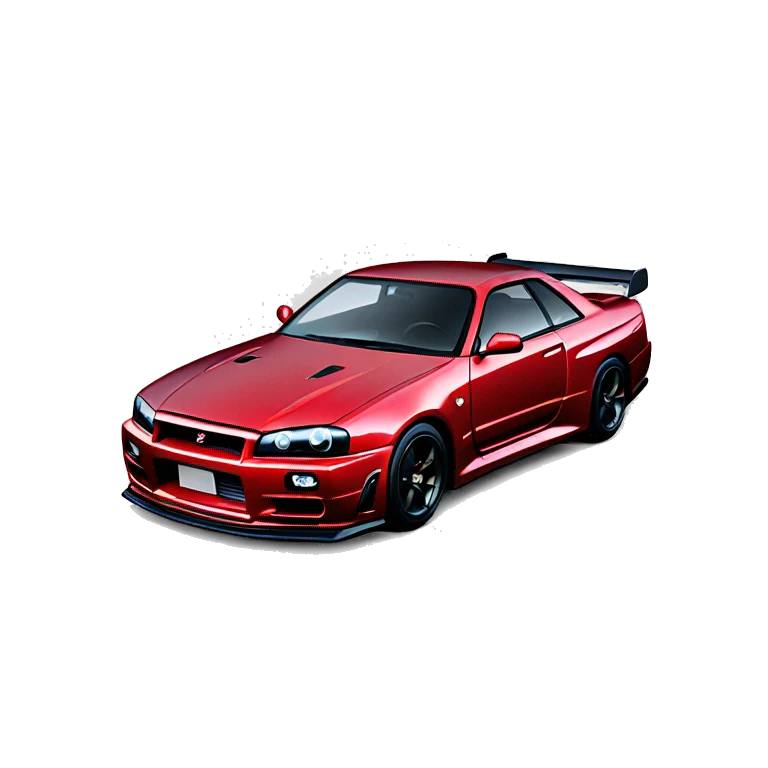 Nissan skyline R34 emoji