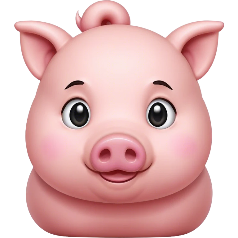 Girl pig emoji