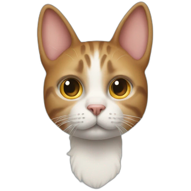 Elon musk with cat ears and dog tail emoji