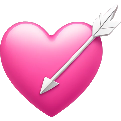 Pink heart emoji with arrow  emoji