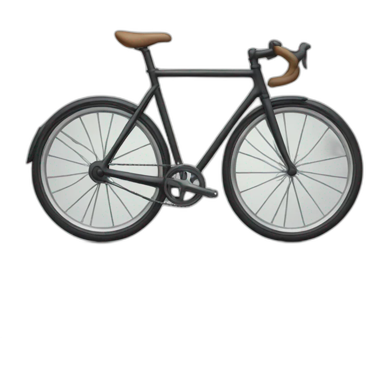 Bike disappearing  emoji