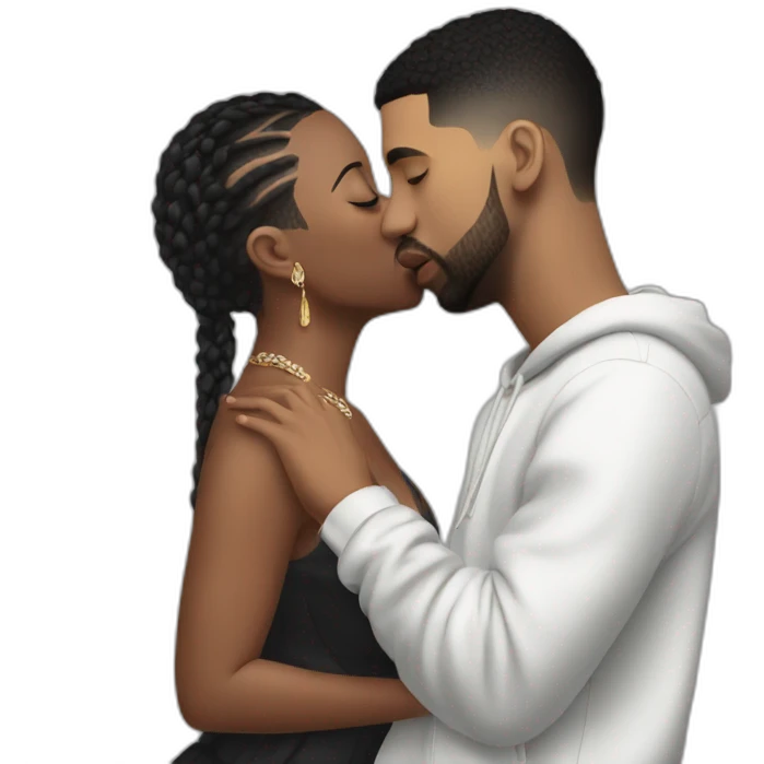 drake kissing 21 savage emoji