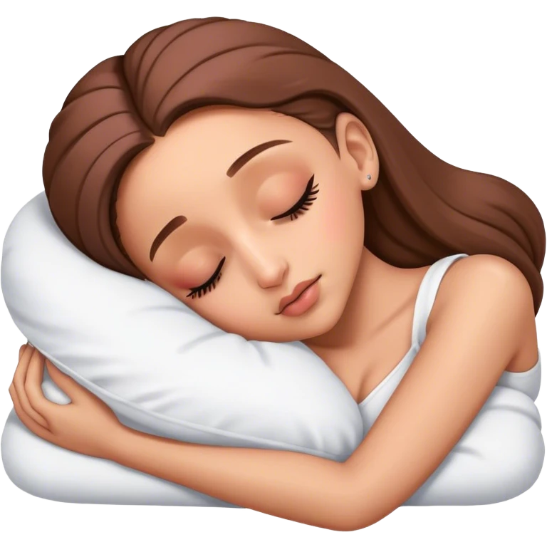 Ariana Grande sleeping emoji