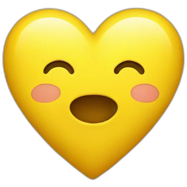 Yellow heart emoji