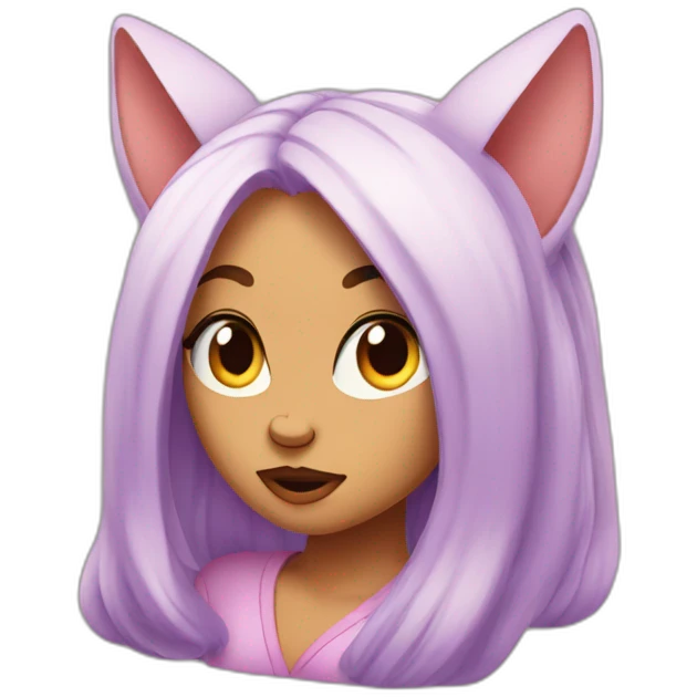 Doja cat thinking emoji