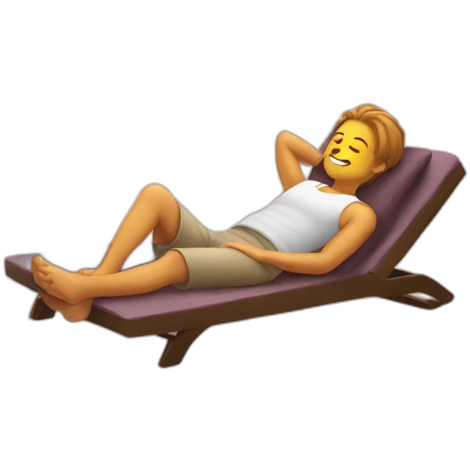 relaxing emoji