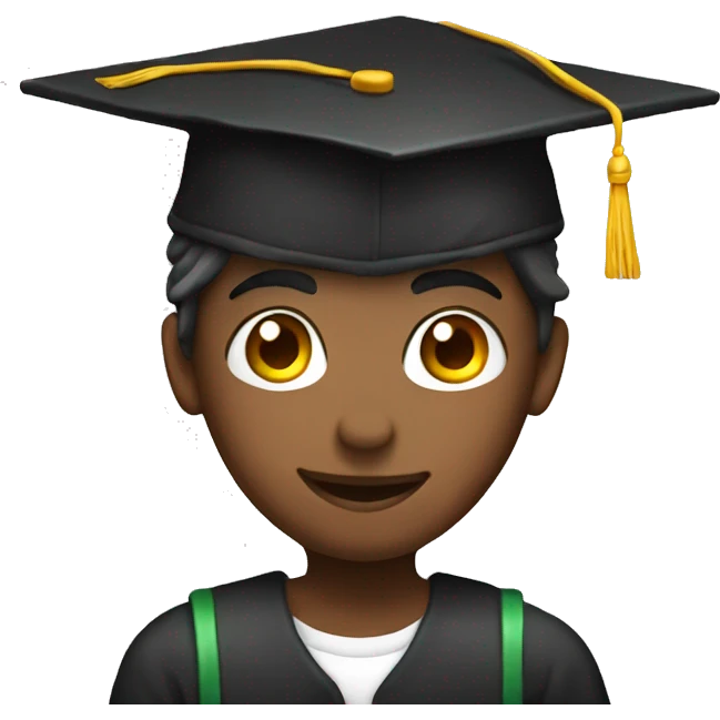 student with student cap  emoji