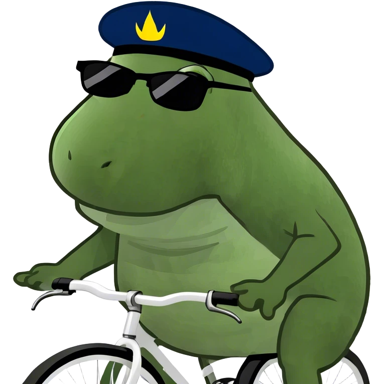 Hippo on a bicycle  emoji