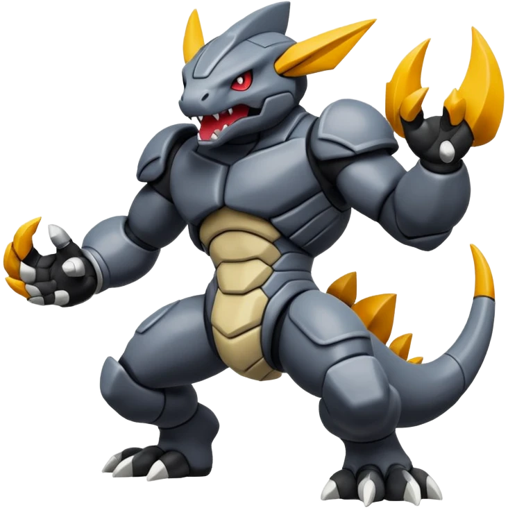 Coalossal-Rhypherior-Onix-Pokémon, full body emoji