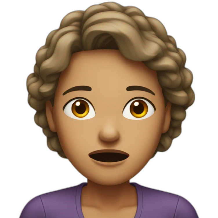 woman frustrated emoji