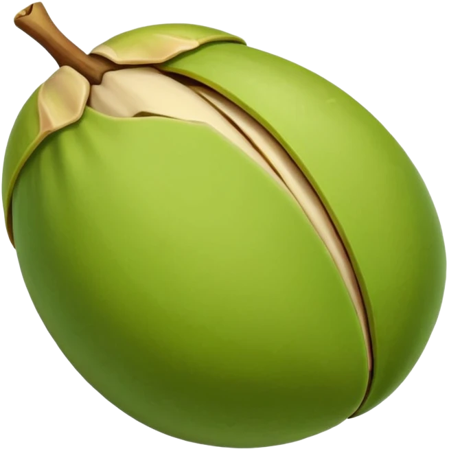 pistachio with shall emoji