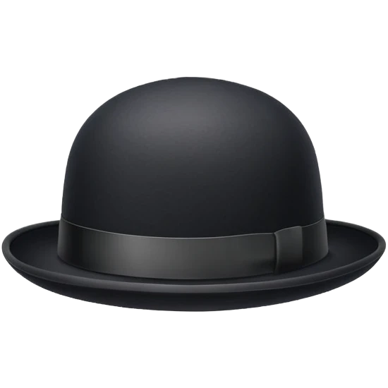 a bowler hat emoji
