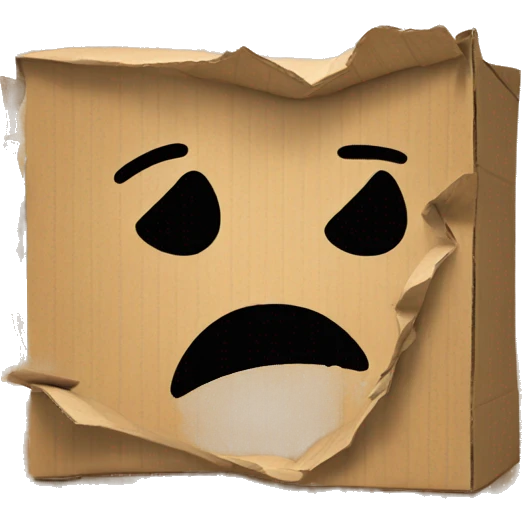 torn cardboard emoji