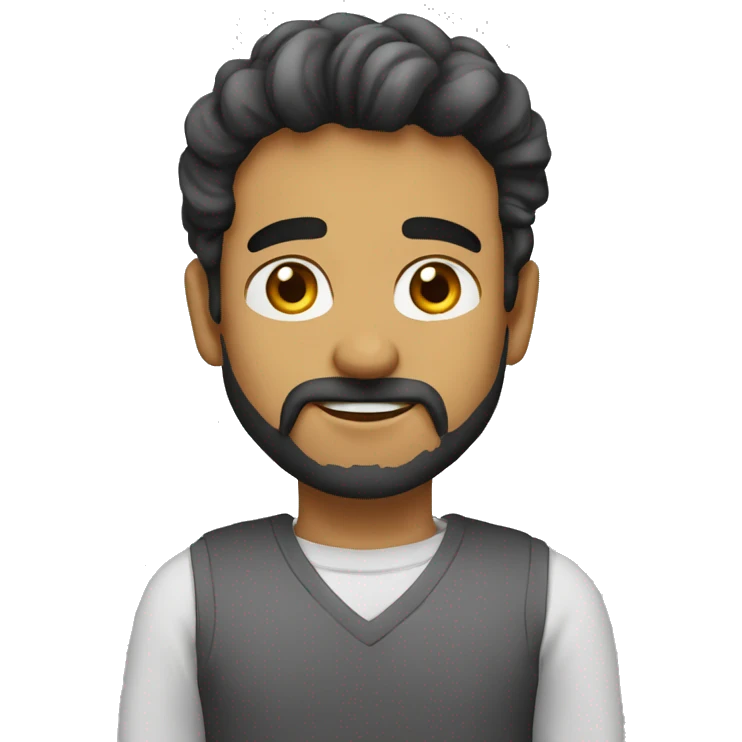 فتاه ترتدي ملابس كاجول سودا عليها حرف ام emoji