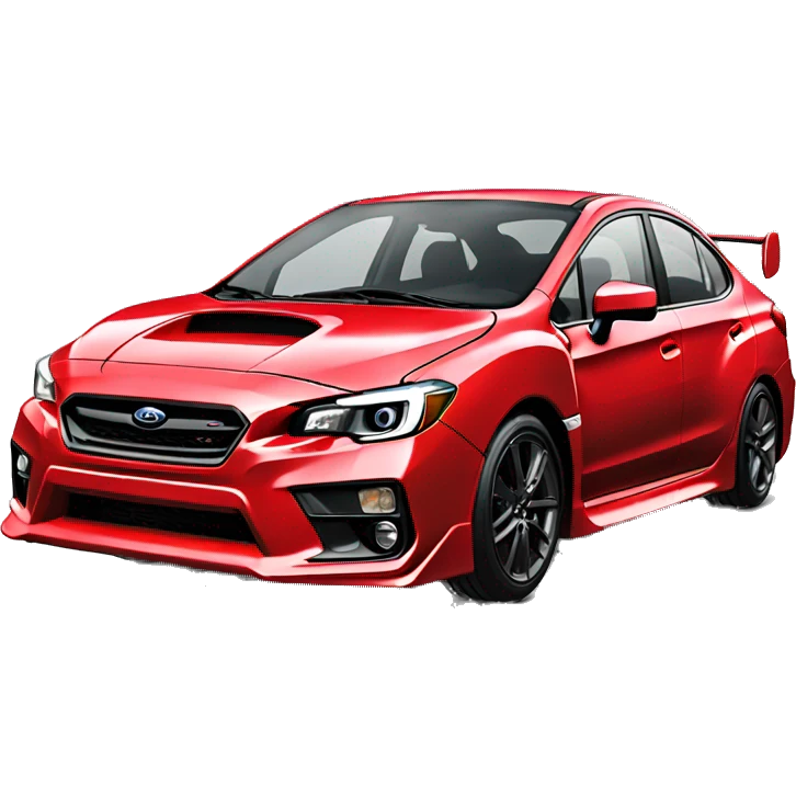 Red Subaru WRX emoji