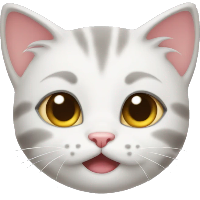 Cute kitty emoji