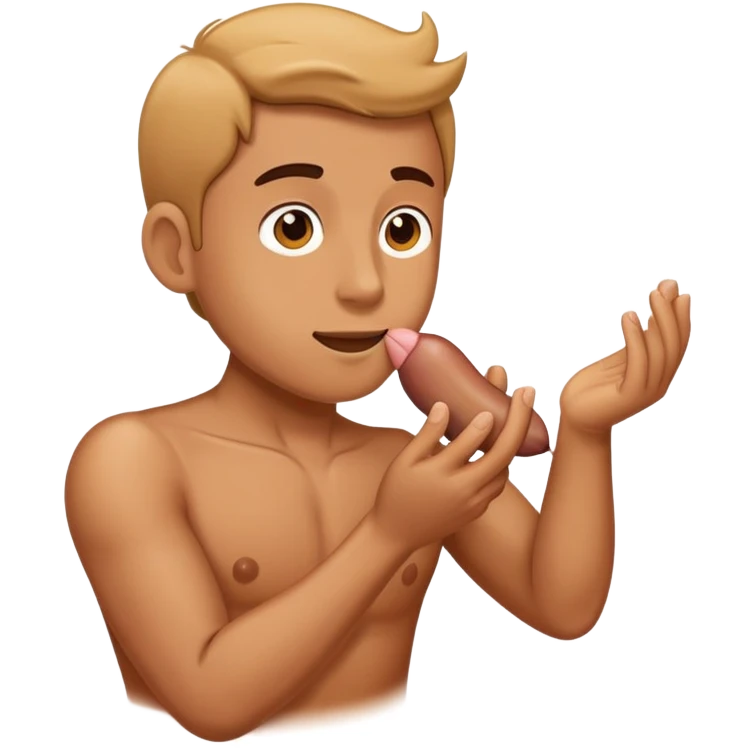 Hand jerking a penis  emoji