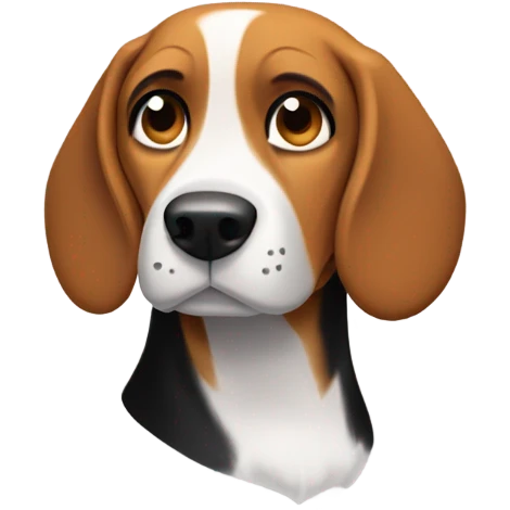 Beagle named arrow emoji