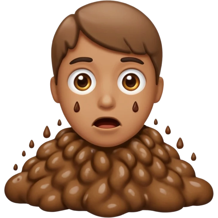 Poop human emoji