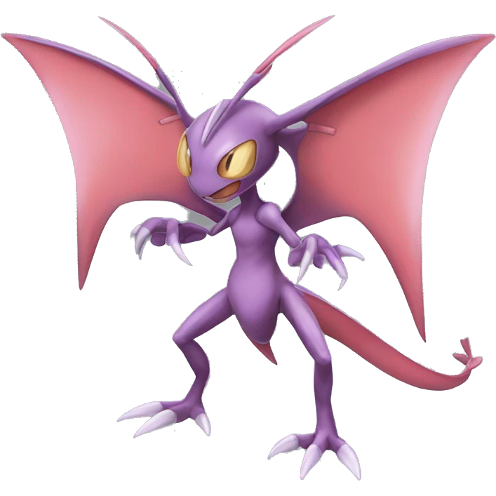  Cool Edgy Genesect-Scyther-Flygon-Fakemon full body emoji