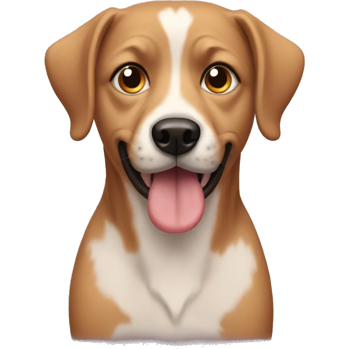 Brat dog emoji