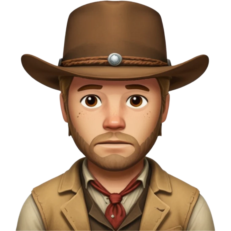 realistyc artur morgan from rdr foto here emoji
