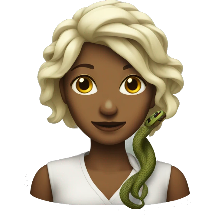 Woman snake emoji