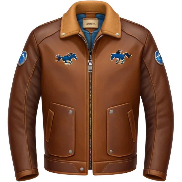 Mustang jacket emoji