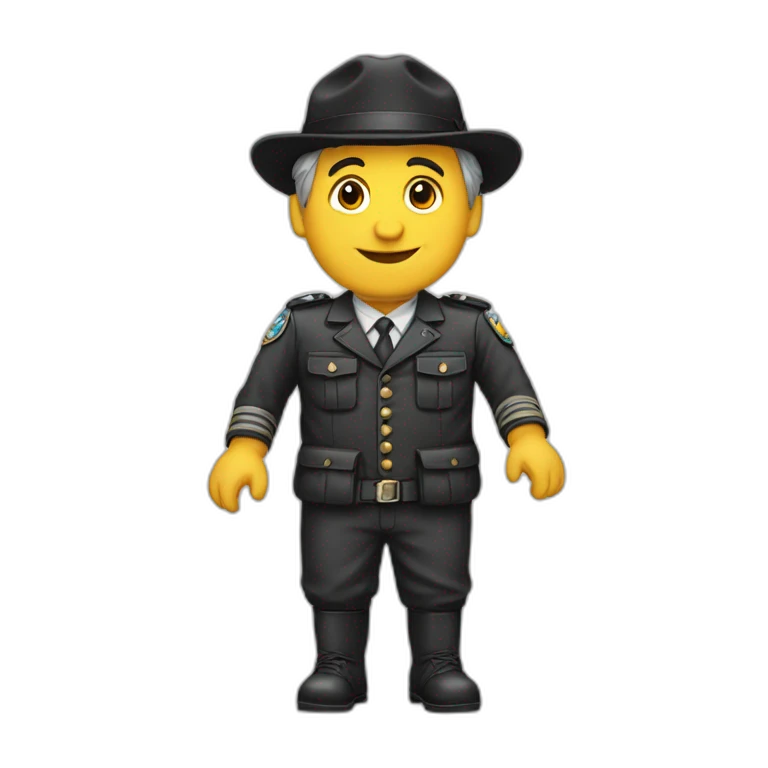 Un homme allemand qui fait un salut de droite emoji