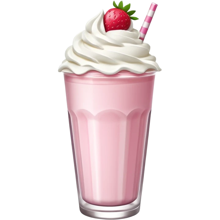 BATOM DE MILKSHAKE DE MORANGO emoji