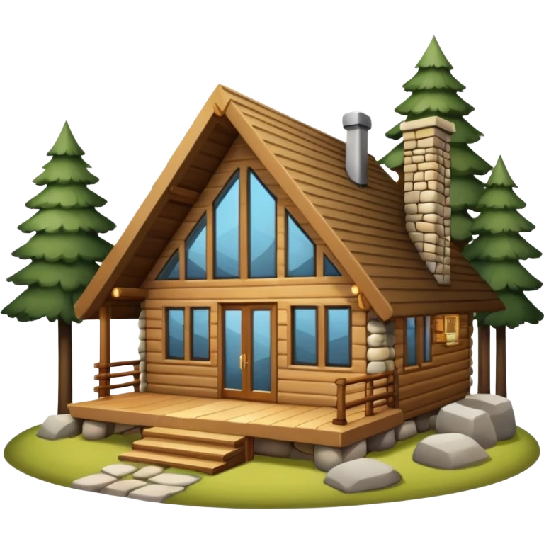 luxury cabin emoji